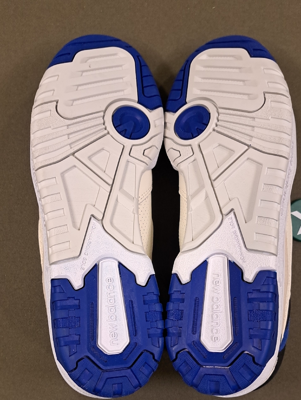 New Balance 550 - Color: Sea Salt/Team Royal - Size: Men 9 - Picture 8 of 11